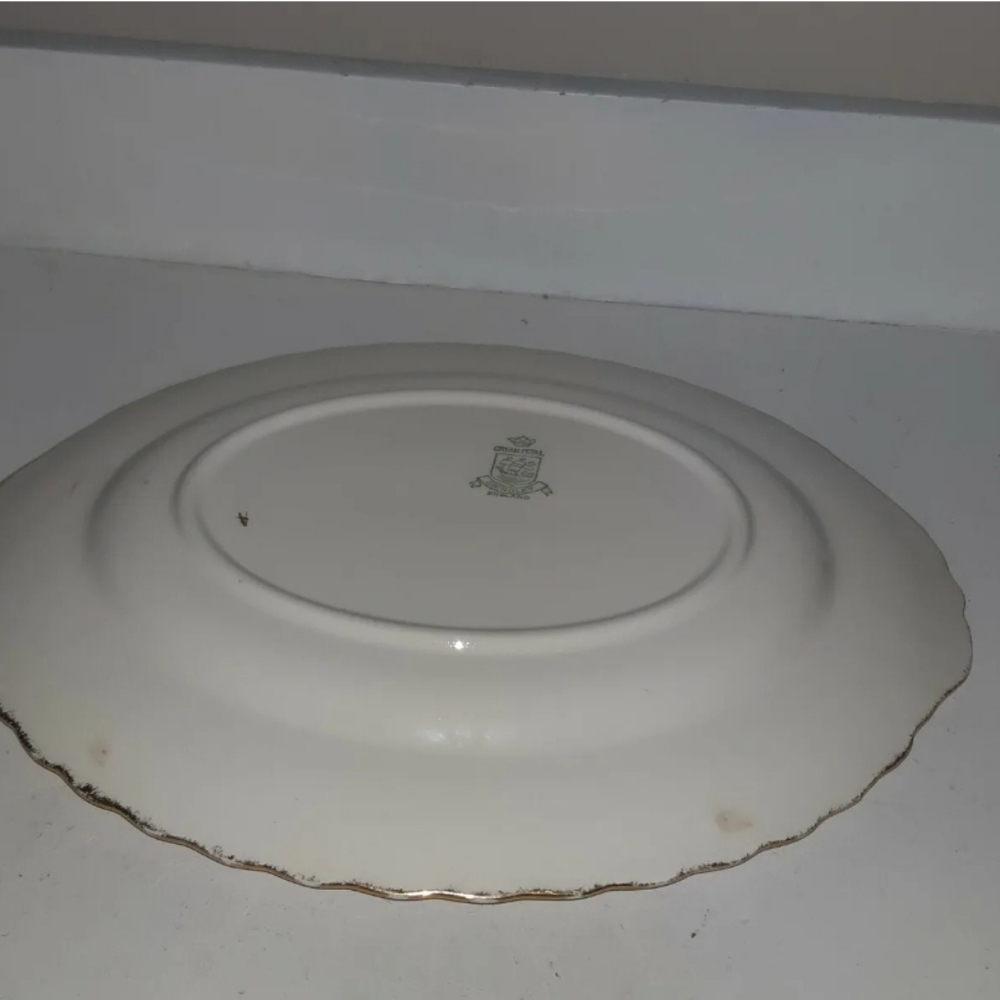 Vintage Cream Petal Grindley england plate  ''A''  white/cream - Picture 3 of 7